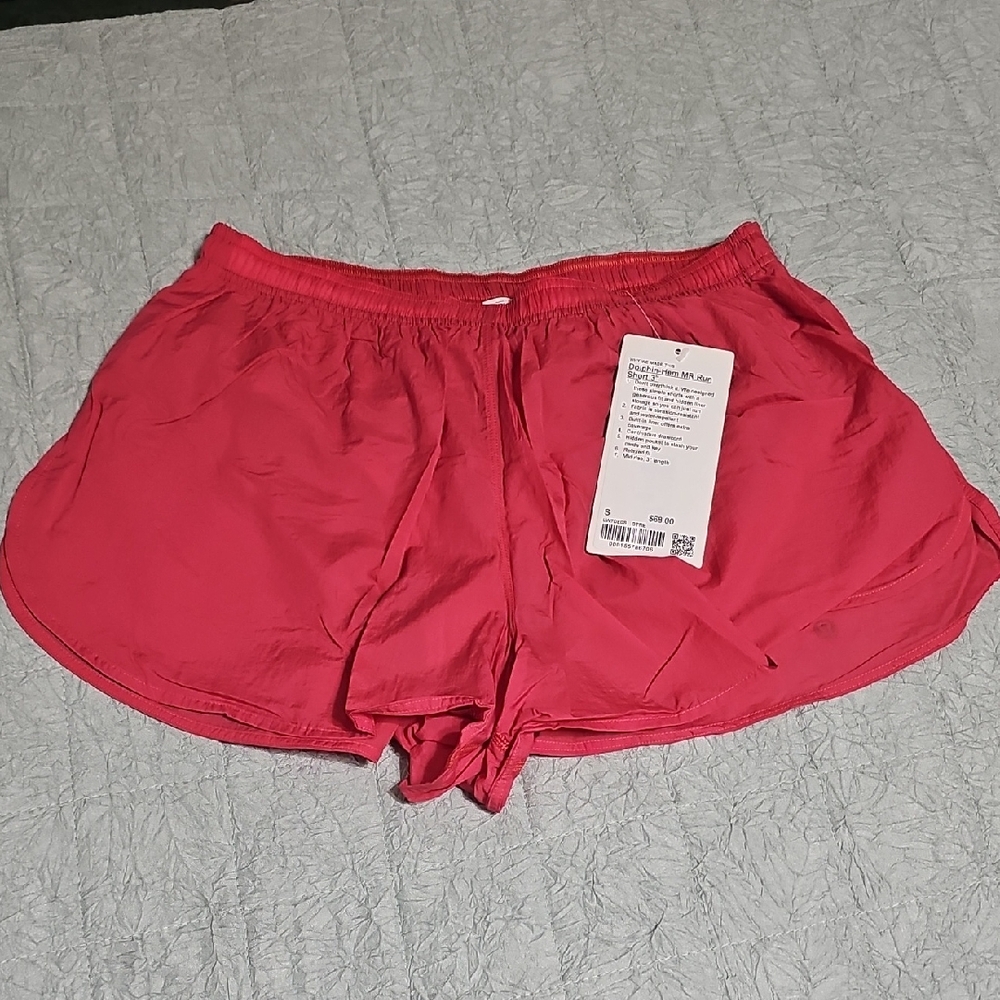 lululemon athletica Women's Bright Pink Athletic Shorts